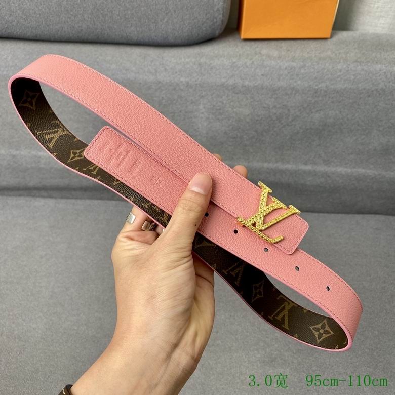 LV Belt 30mmX95-110cm 7D66